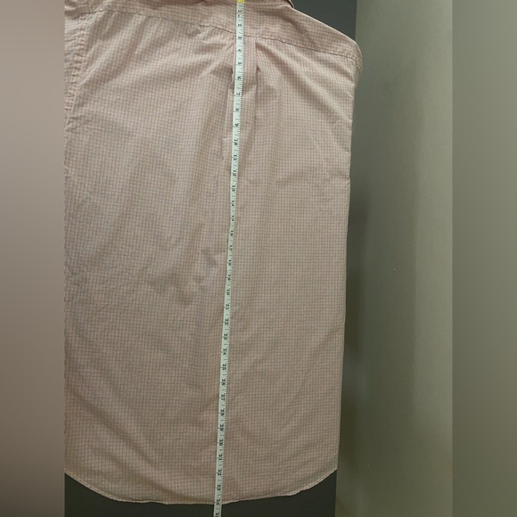 Ralph Lauren Long Sleeve Button Up Pink Checkered Dress Shirt Men’s Size L. - Picture 5 of 9